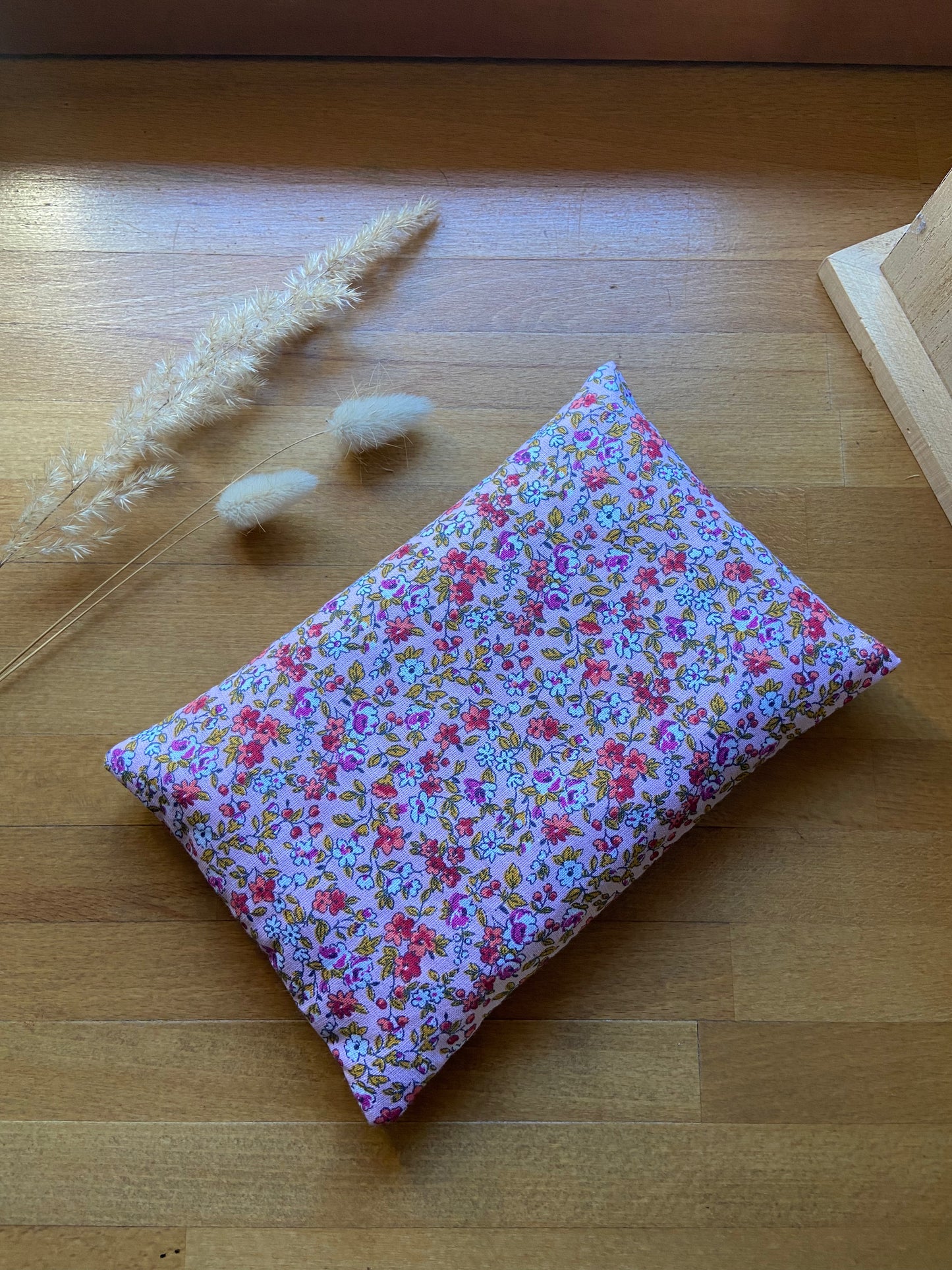 🌿 Bouillotte déhoussable en coton – Garnie de noyaux de cerise